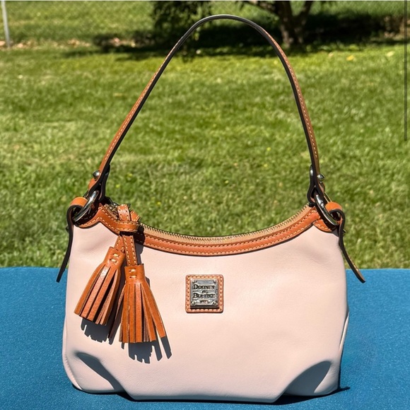 Dooney & Bourke Handbags - SOLD LIVE! Dooney & Bourke Blush Pink Leather Pouchette